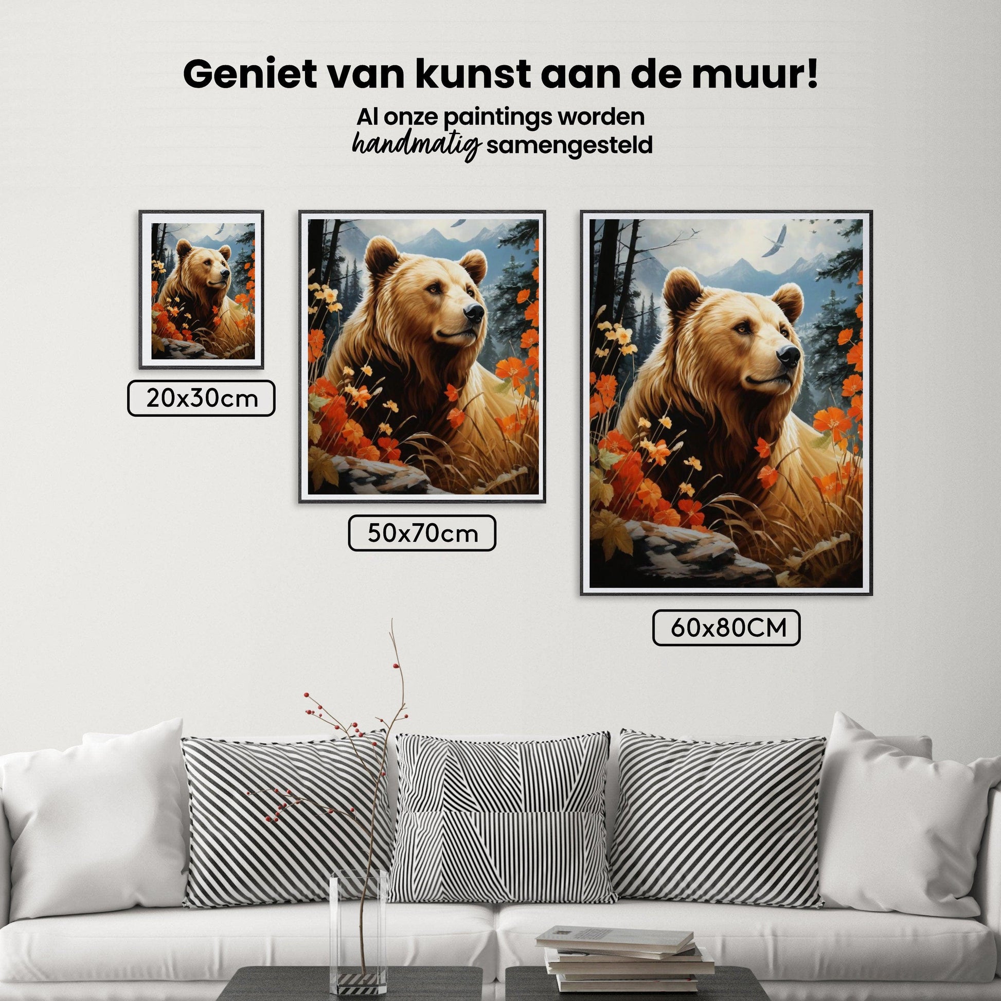 Diamantmaling Grizzlybjørn - SEOS Shop ®
