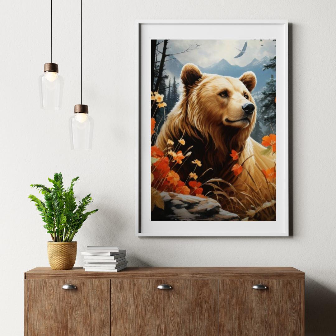 Diamantmaling Grizzlybjørn - SEOS Shop ®
