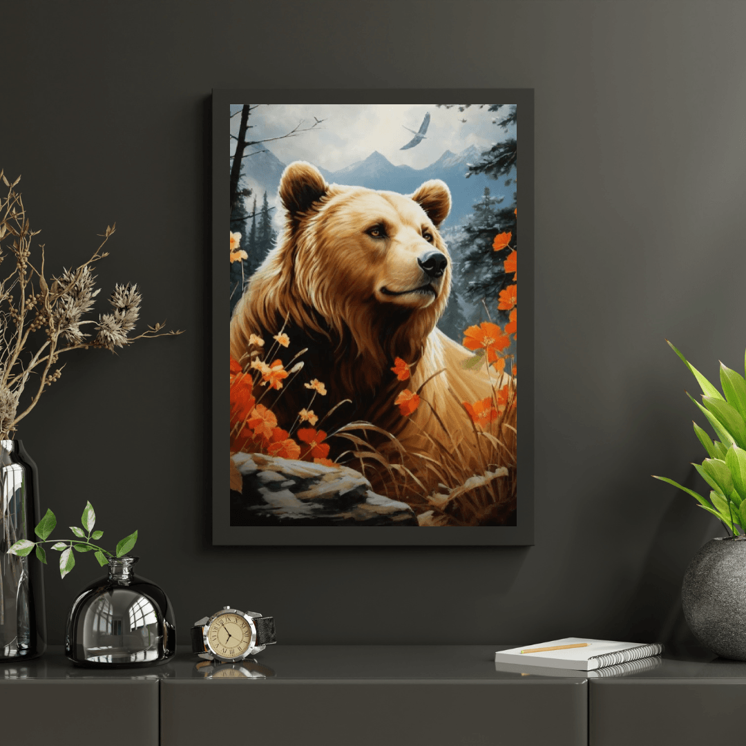 Diamantmaling Grizzlybjørn - SEOS Shop ®