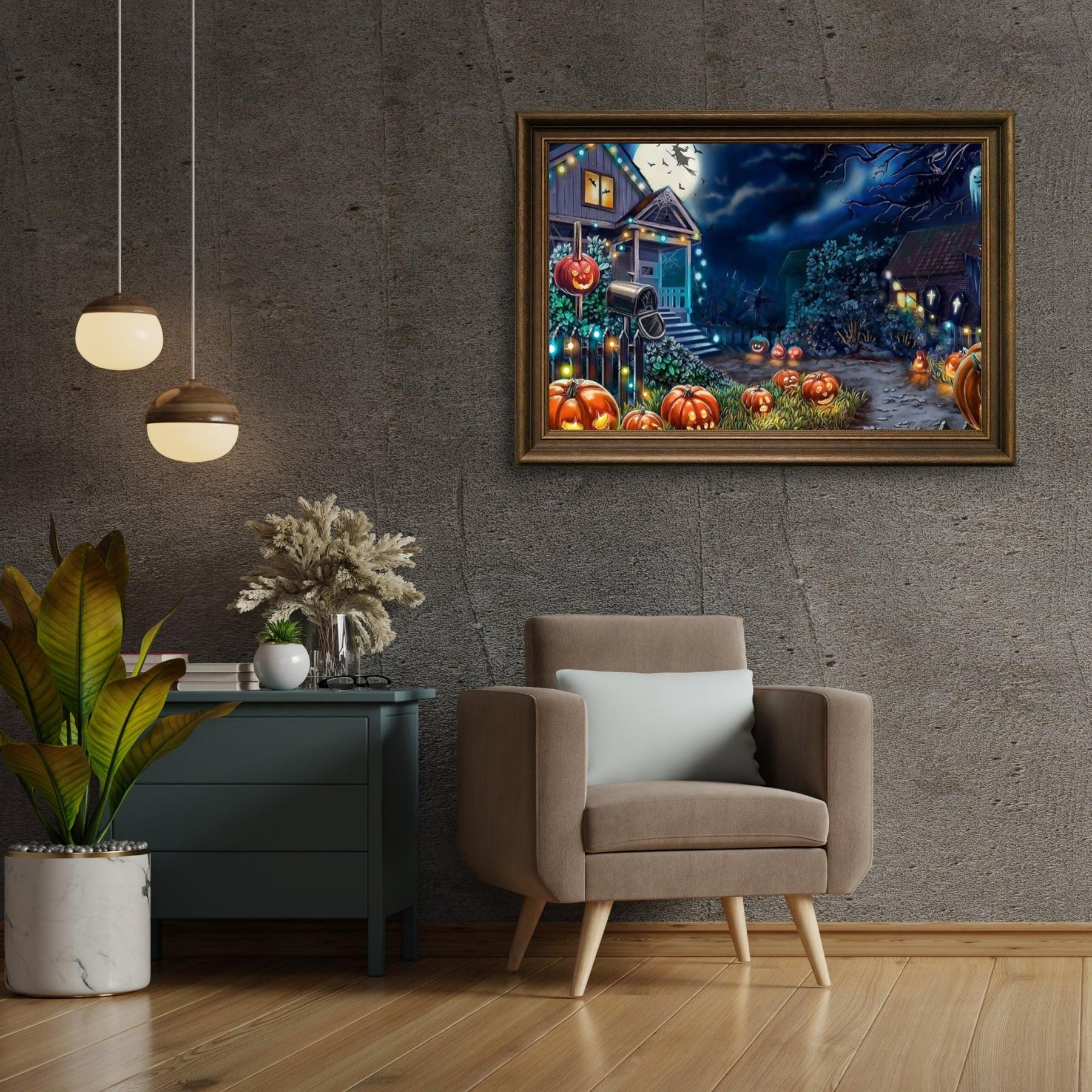 Diamantmaling Halloween Hus - SEOS Shop ®