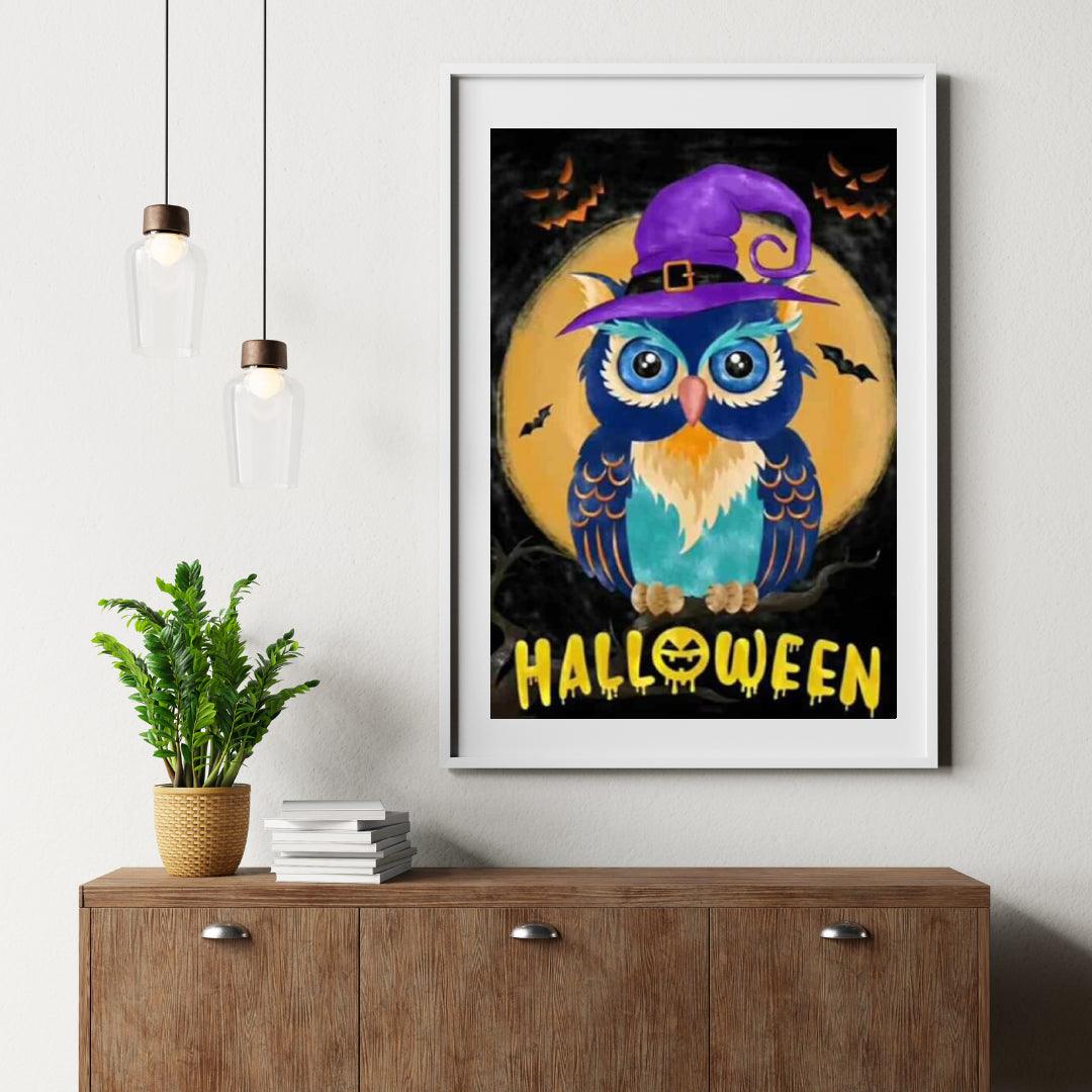 Diamantmaleri Halloween Ugle - SEOS Shop ®