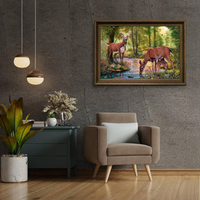 Diamantmaling Hjort Drikkevand - SEOS Shop ®