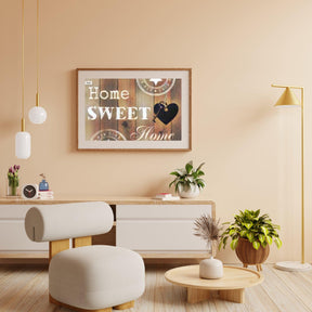 Diamantmaleri Hjem, kære hjem, trælook – SEOS Shop ®