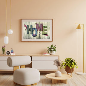 Diamantmaling Hjem med Sommerfugl og Nøgle – SEOS Shop ®