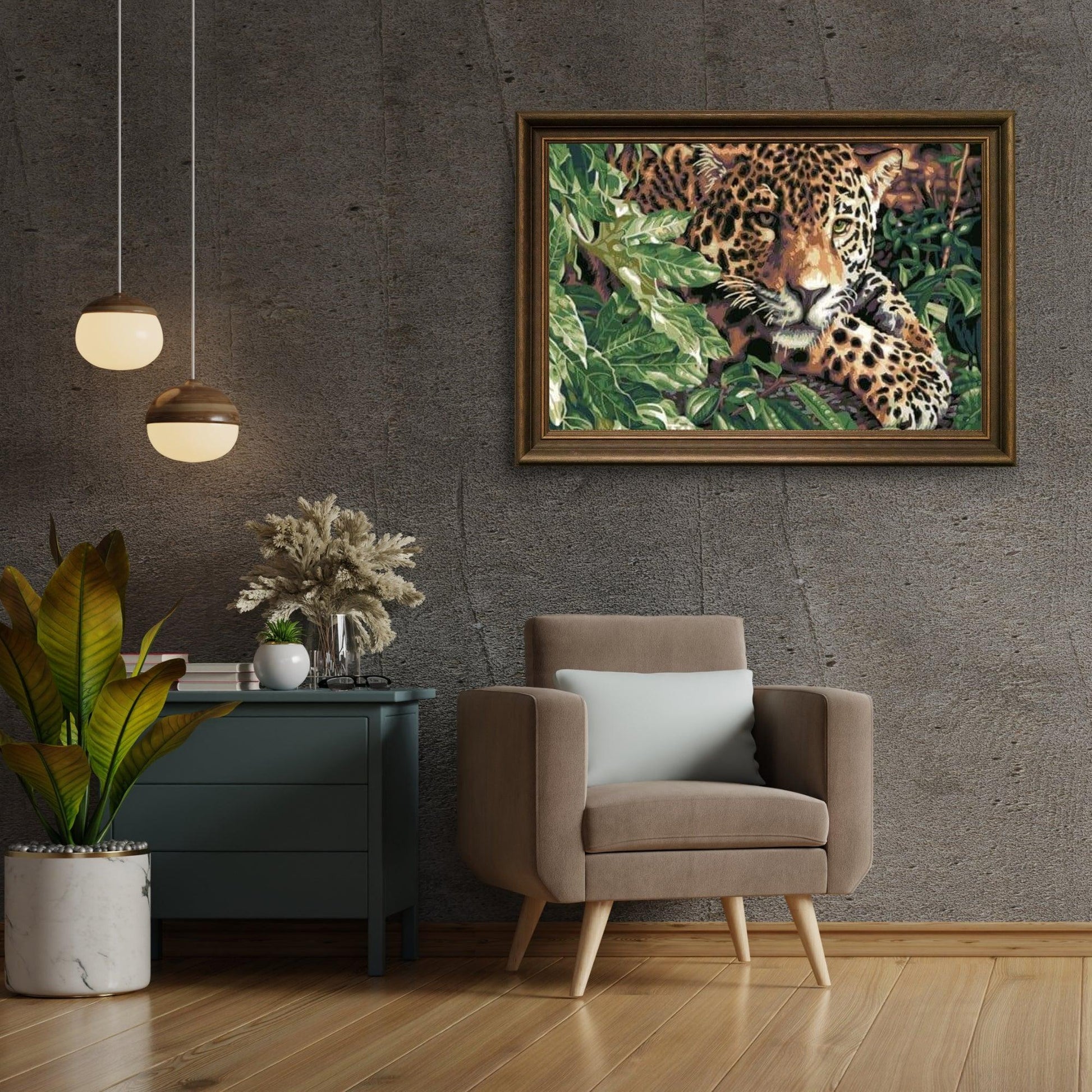 Diamantmaleri Gepard Jungle 40x50 cm – SEOS Shop ®