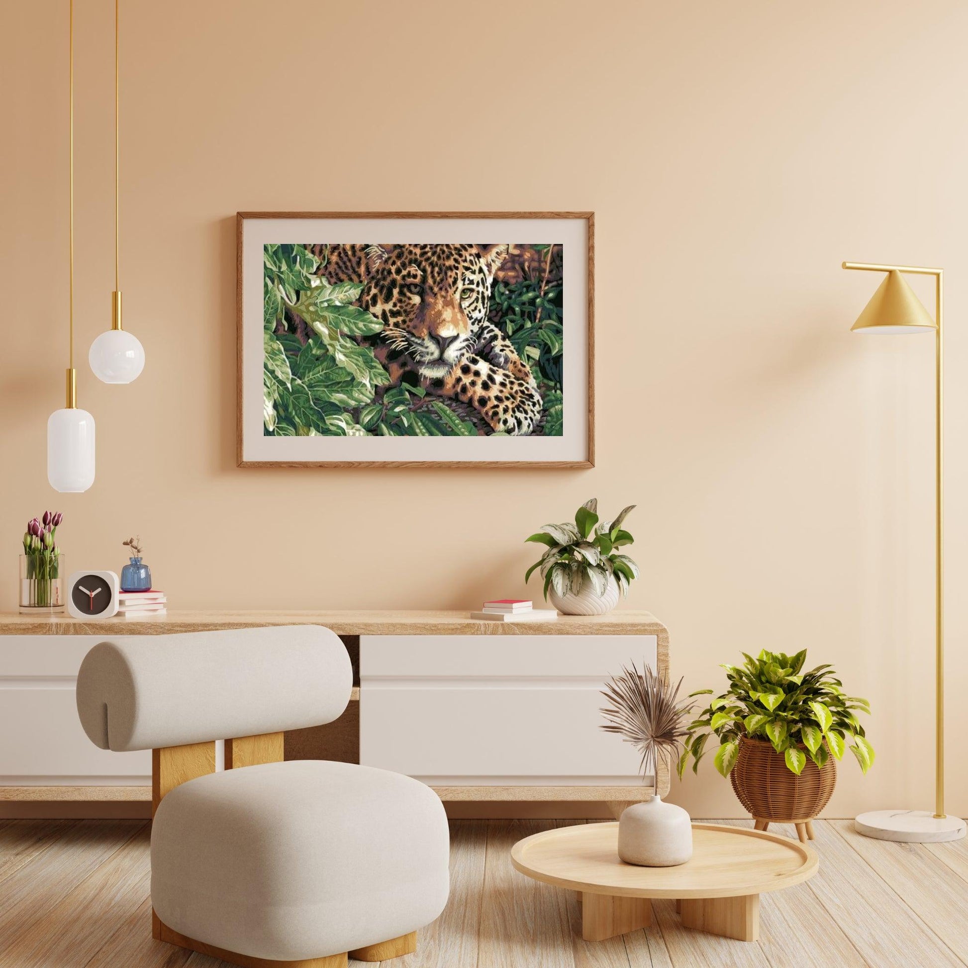 Diamantmaleri Gepard Jungle 40x50 cm – SEOS Shop ®