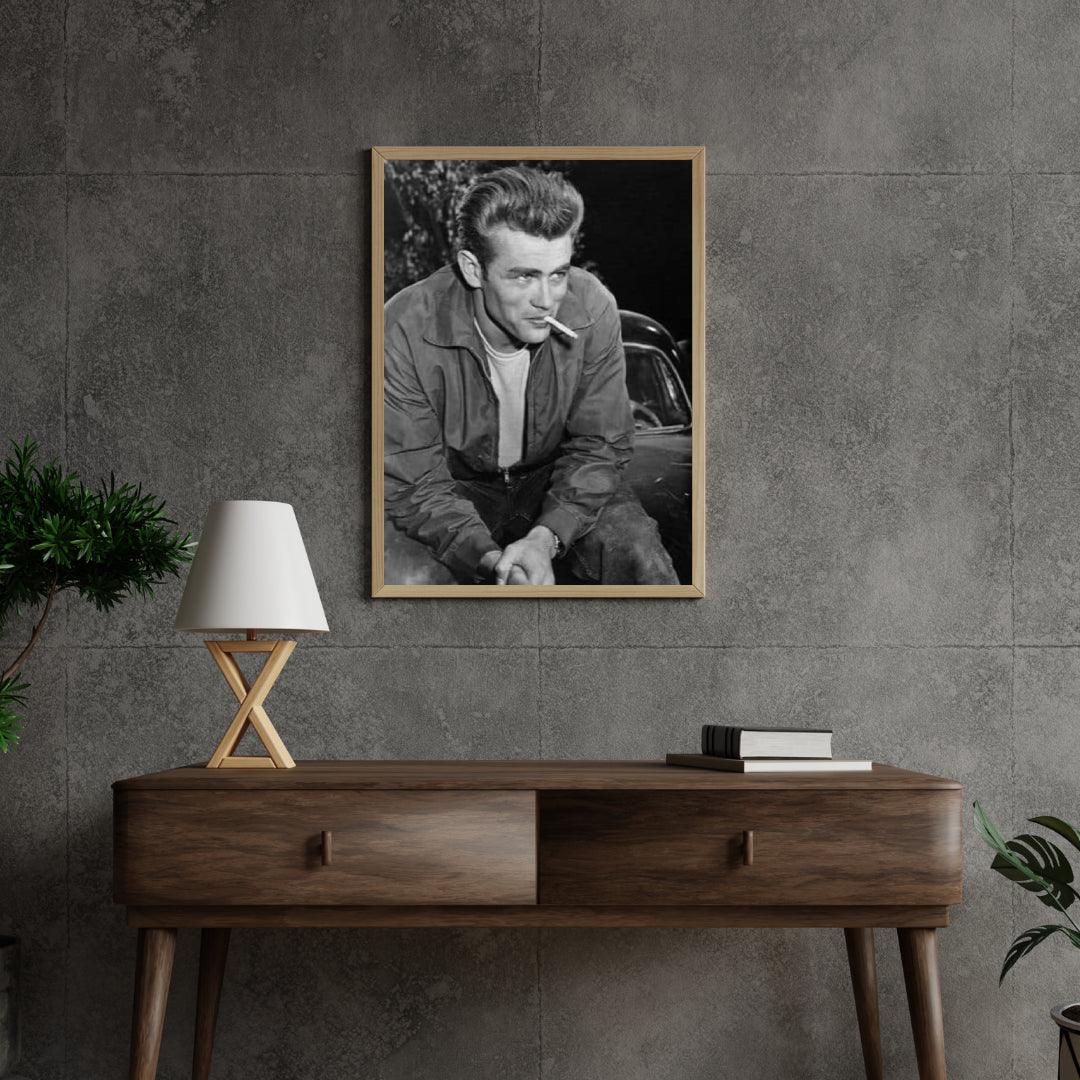 Diamantmaleri James Dean sort-hvid - SEOS Shop ®