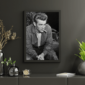 Diamantmaleri James Dean sort-hvid - SEOS Shop ®