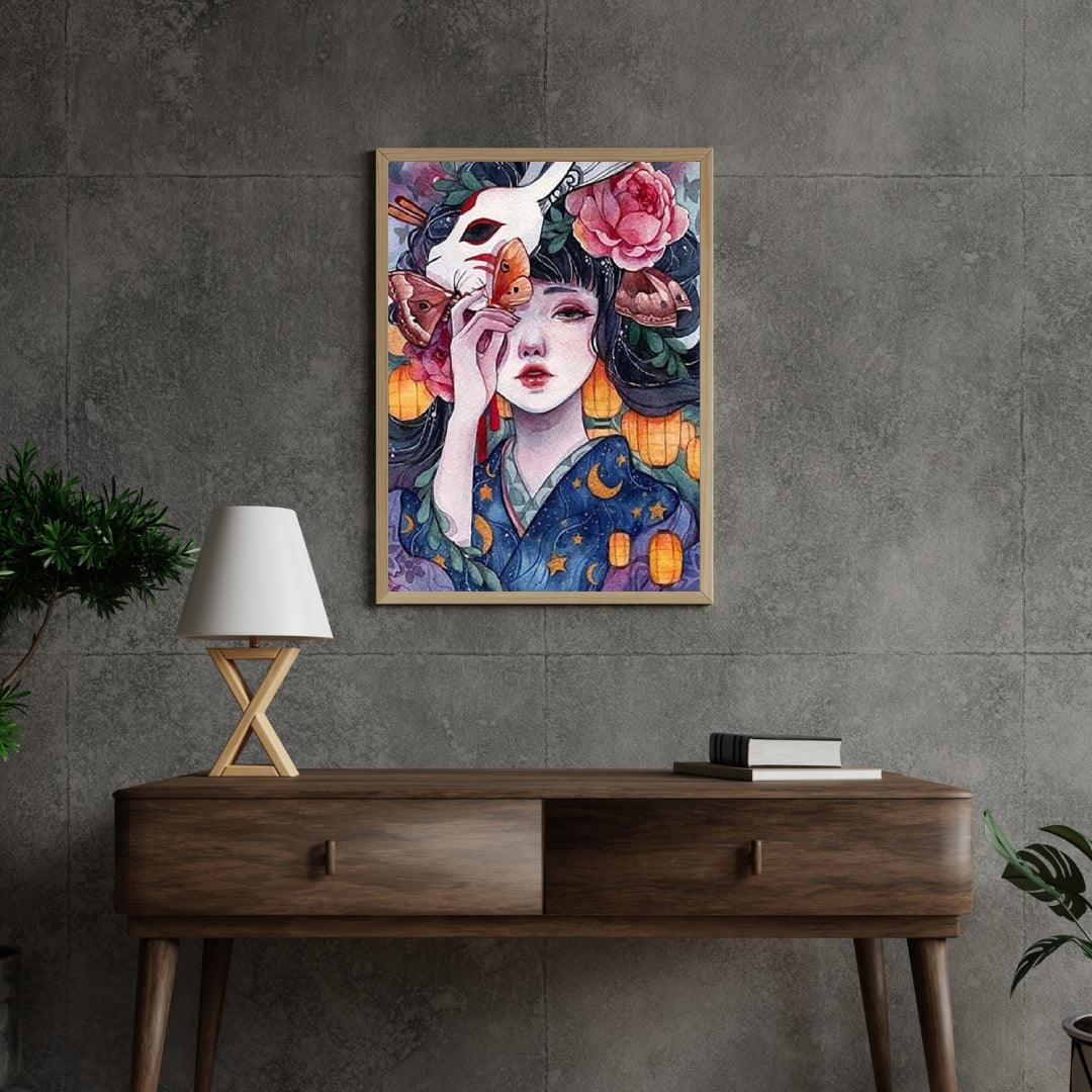 Diamantmaleri Japansk Pige - SEOS Shop ®