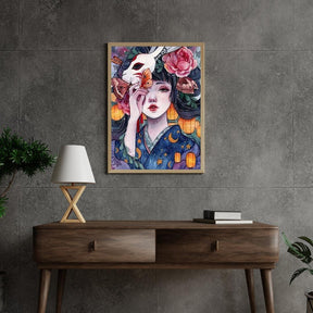 Diamantmaleri Japansk Pige - SEOS Shop ®