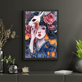 Diamantmaleri Japansk Pige - SEOS Shop ®