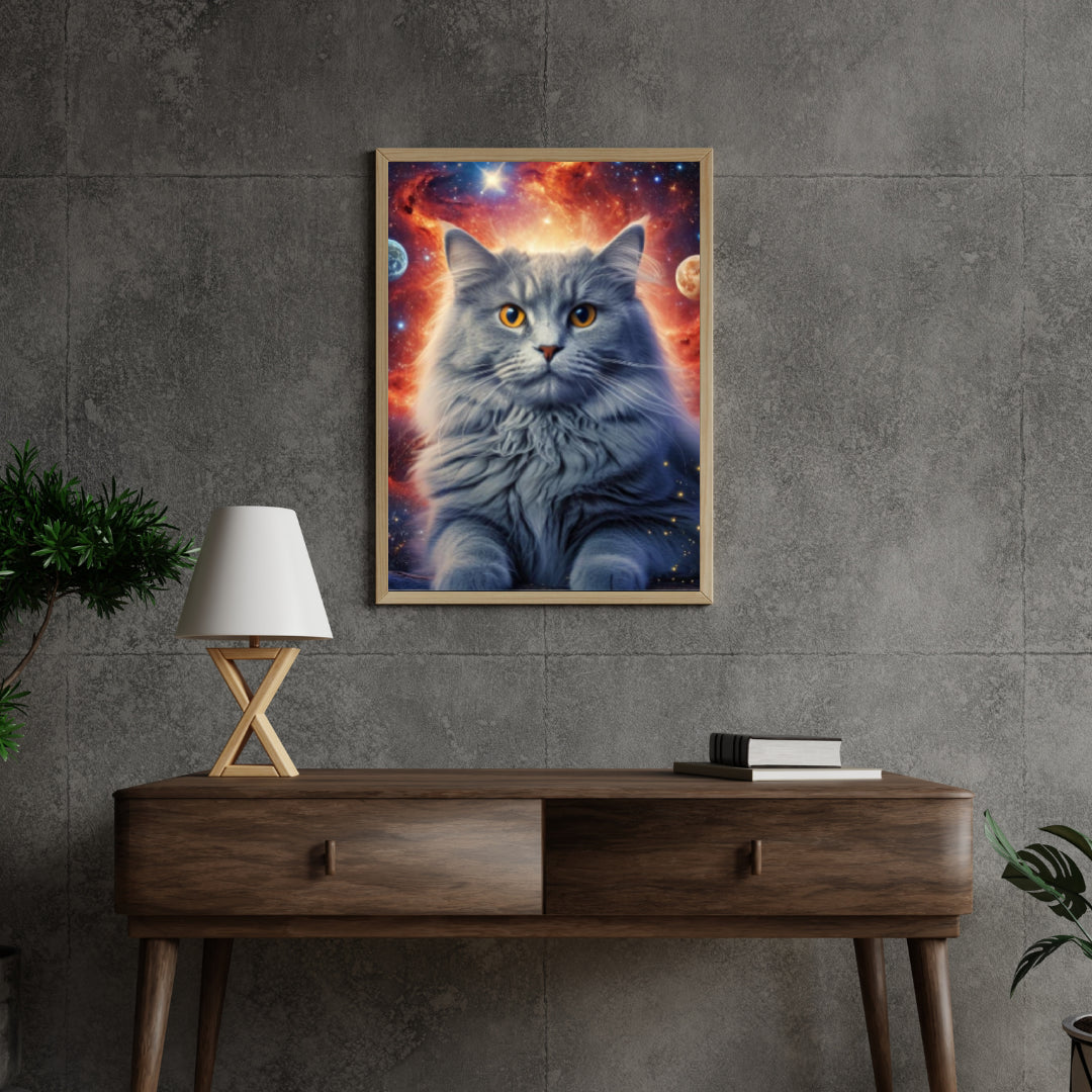 Diamantmaling Kat i rummet - SEOS Shop ®