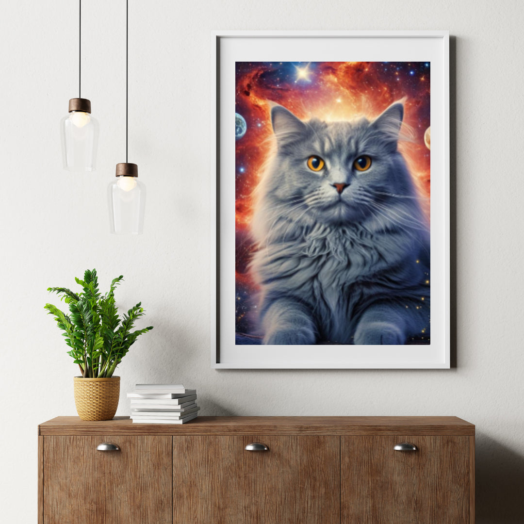 Diamantmaling Kat i rummet - SEOS Shop ®