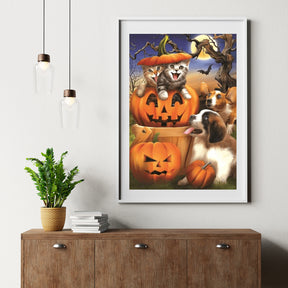 Diamantmaling Kat og Hund - SEOS Shop ®