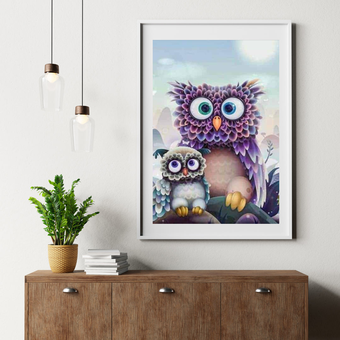 Diamantmaling Børneugler - SEOS Shop ®