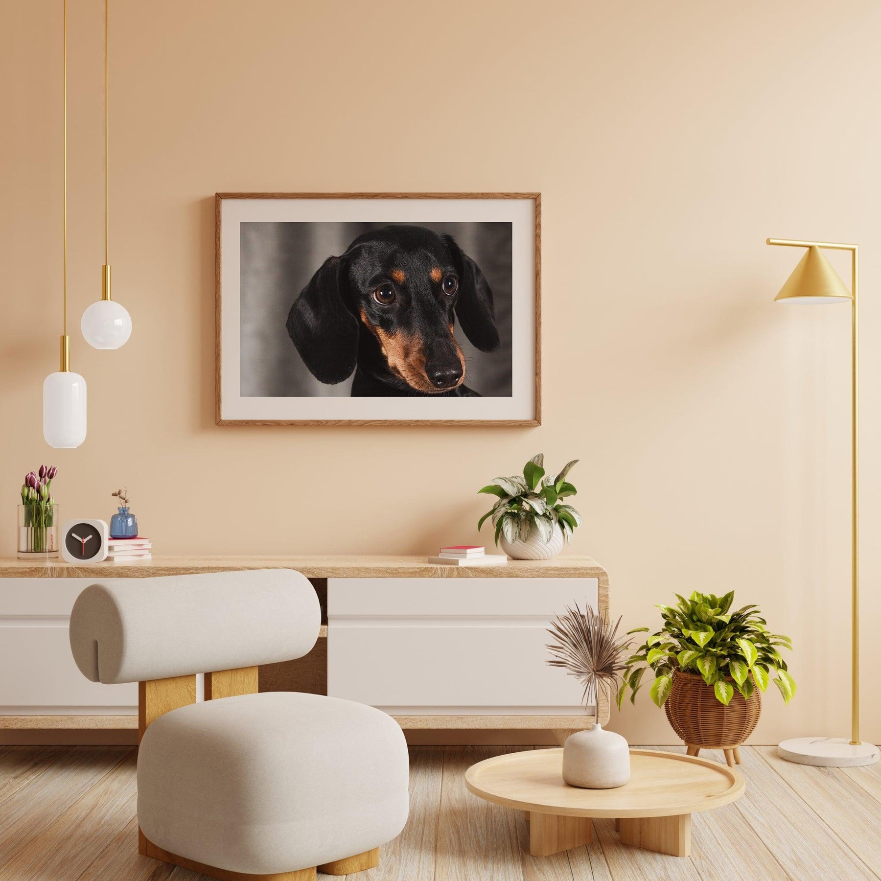 Diamantmaling Lille Gravhund - SEOS Shop ®
