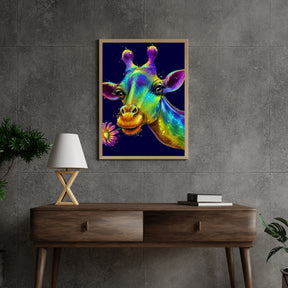 Diamantmaleri Farverig Giraf - SEOS Shop ®