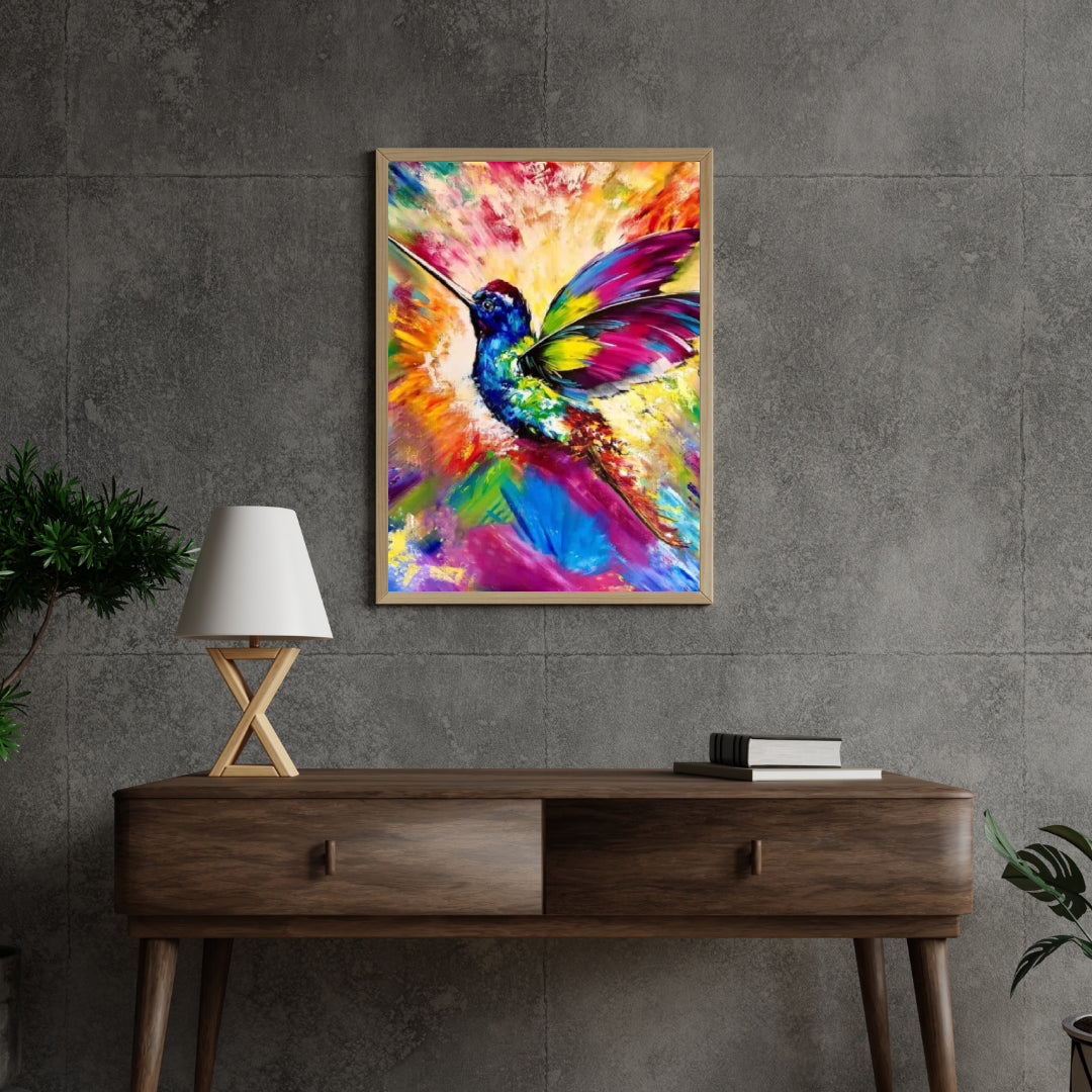 Diamantmaleri Farverig Kolibri - SEOS Shop ®