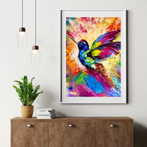 Diamantmaleri Farverig Kolibri - SEOS Shop ®