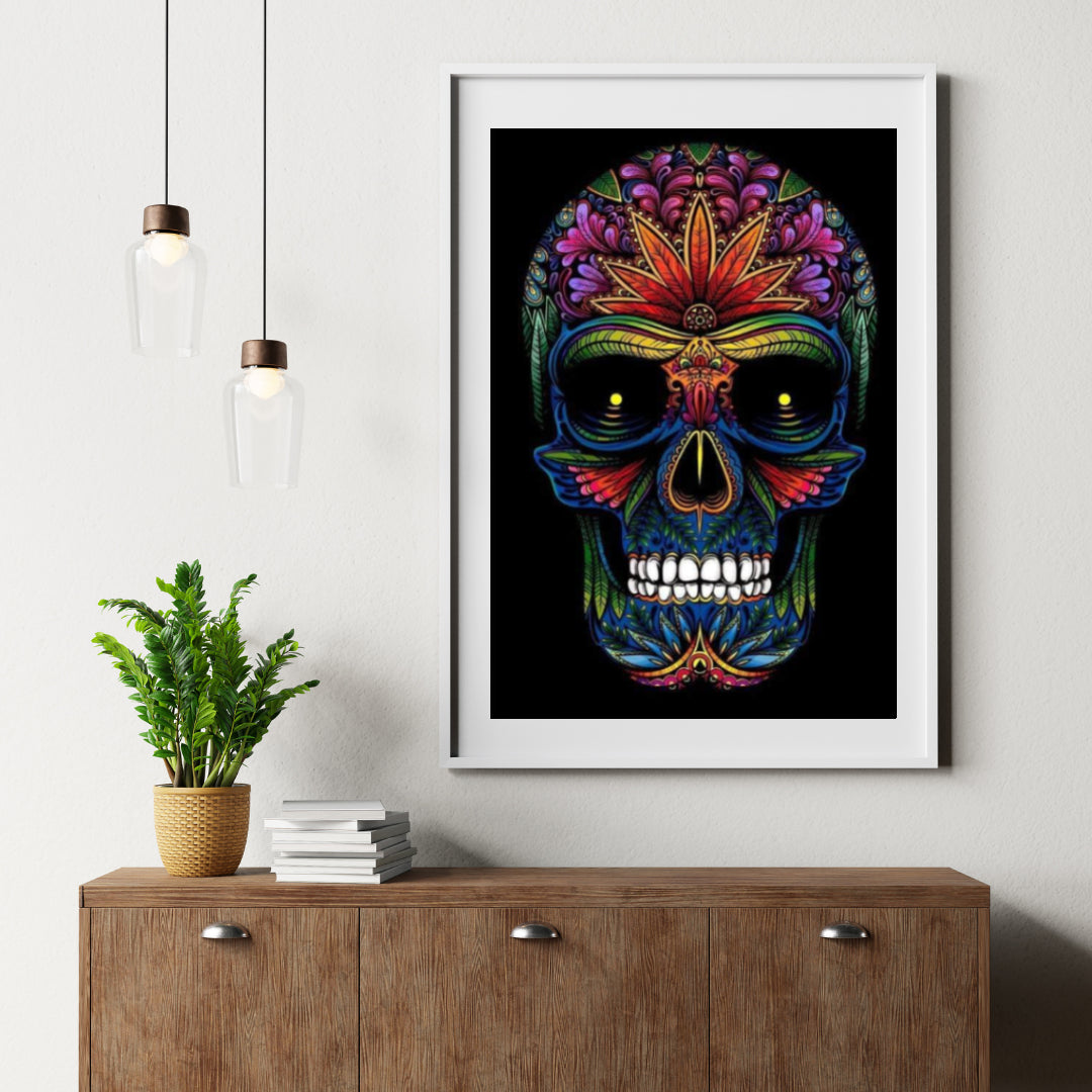 Diamantmaling Farverigt Kranie - SEOS Shop ®