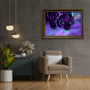 Diamantmaleri Farverig Tiger - SEOS Shop ®
