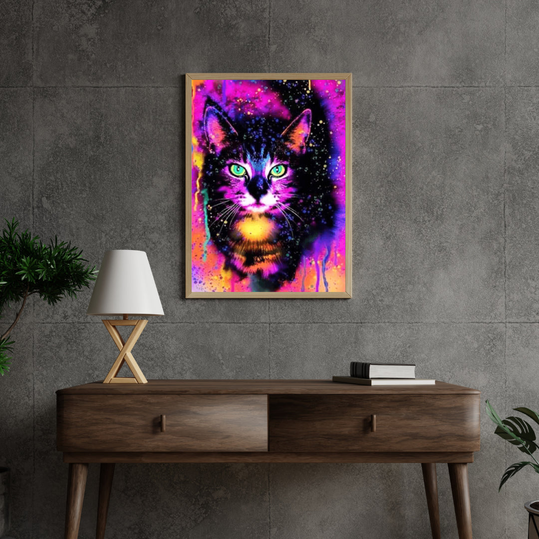 Diamantmaleri Farverig Kat - SEOS Shop ®