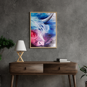 Diamantmaleri Farverig Skotsk Højlander - SEOS Shop ®