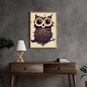 Diamantmaleri Kaffebønne Ugle - SEOS Shop ®
