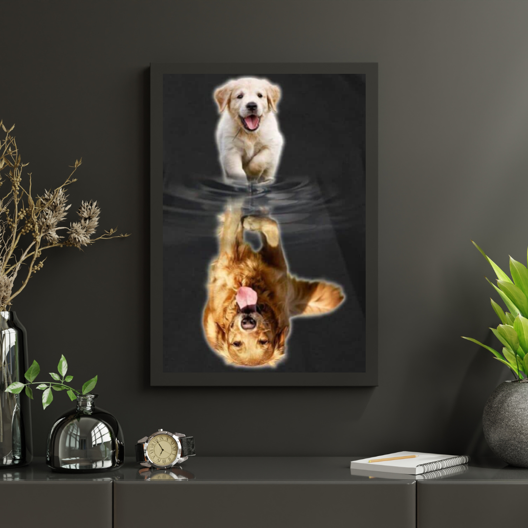 Diamantmaling Labrador hvalp til voksen - SEOS Shop®