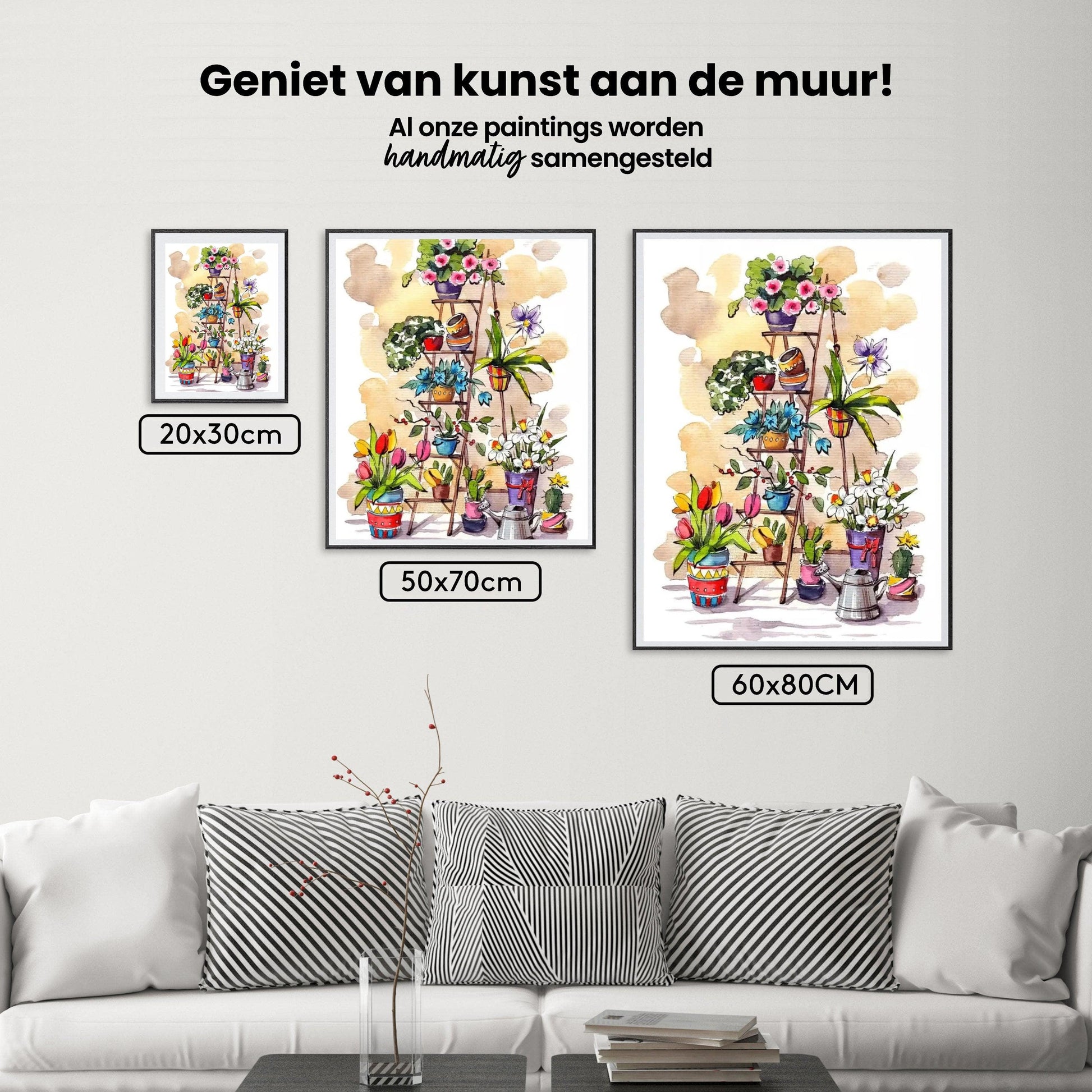 Diamantmalingsstige med blomster - SEOS Shop ®