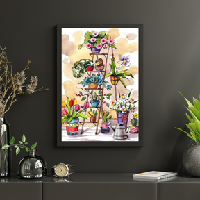 Diamantmalingsstige med blomster - SEOS Shop ®