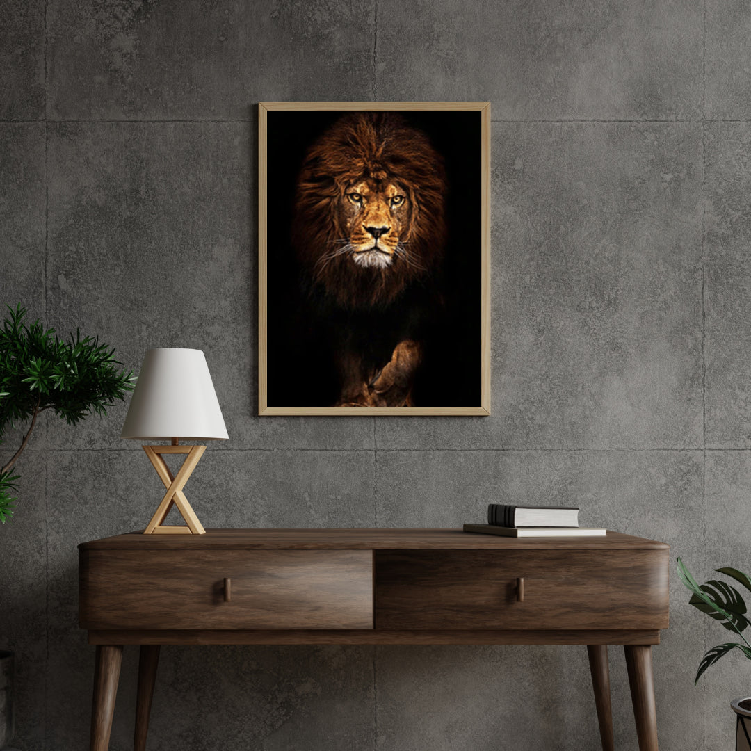 Diamantmaleri Løveportræt - SEOS Shop ®
