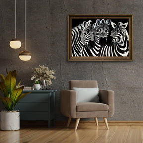Diamantmaling Søde Zebraer – SEOS Shop ®