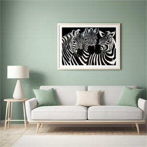 Diamantmaling Søde Zebraer – SEOS Shop ®