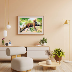 Diamantmaling Liggende Leopard - SEOS Shop ®