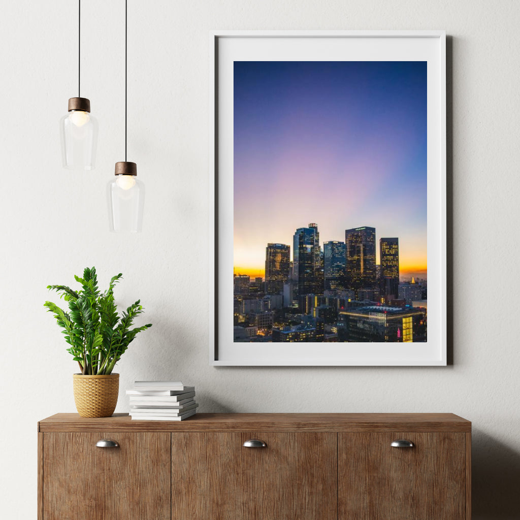 Diamantmaling i Los Angeles-bygninger