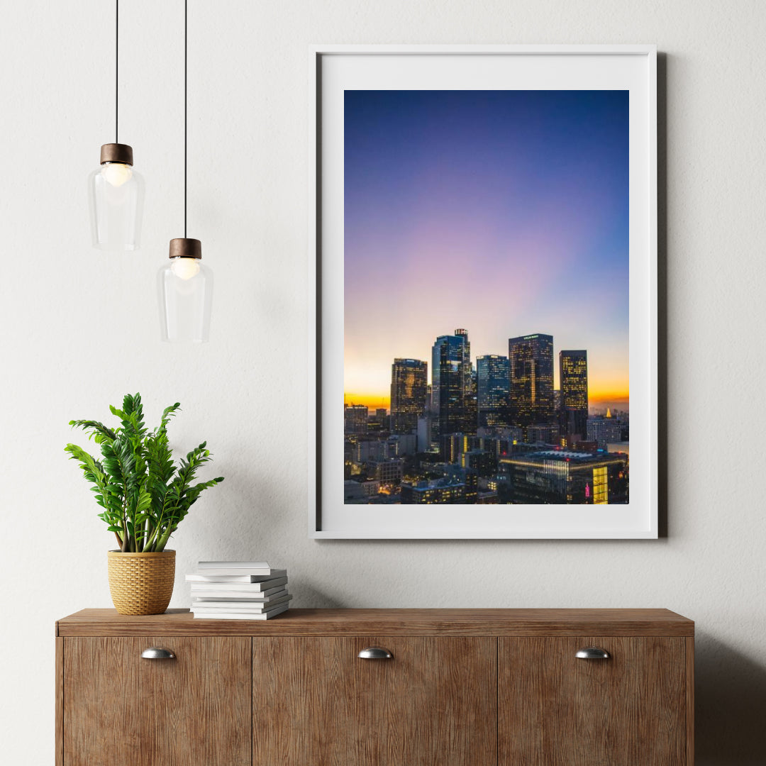 Diamantmaling i Los Angeles-bygninger