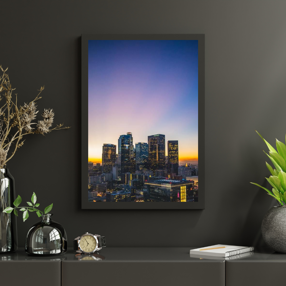 Diamantmaling i Los Angeles-bygninger