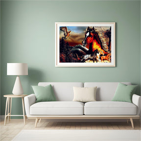 Diamantmaleri Mægtig Hest - SEOS Shop ® 