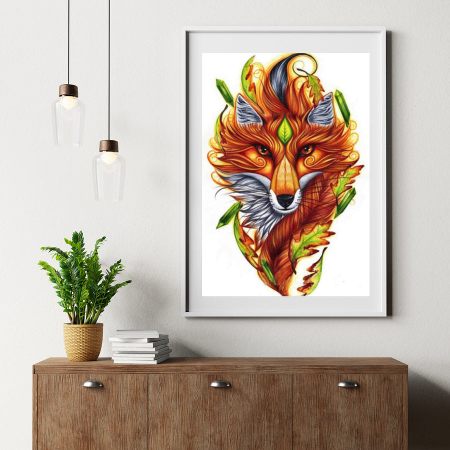 Diamantmaleri Mandala Ræv - SEOS Shop ®