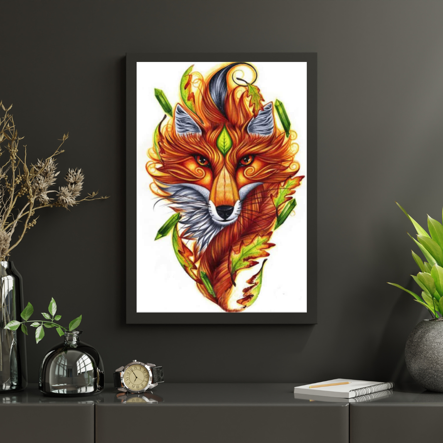 Diamantmaleri Mandala Ræv - SEOS Shop ®