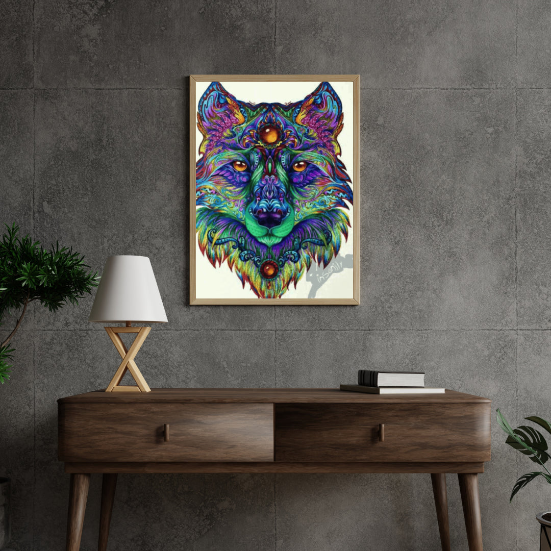 Diamantmaleri Mandala Ulv – SEOS Shop ®