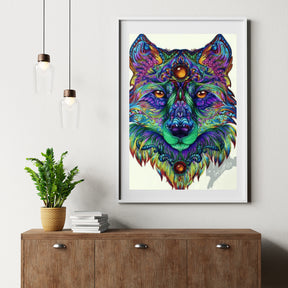 Diamantmaleri Mandala Ulv – SEOS Shop ®