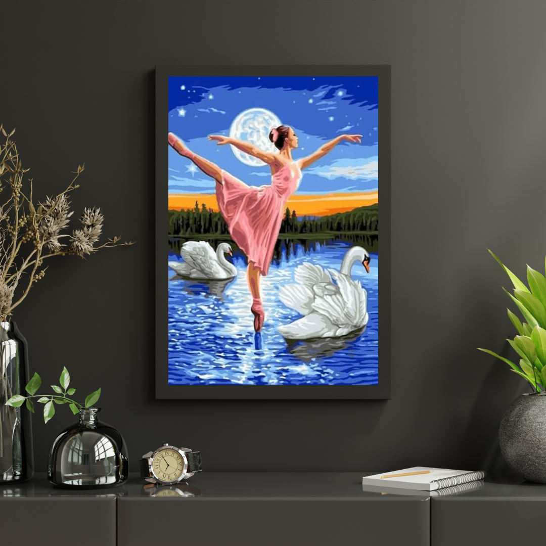 Diamantmaling Pige danser på vandet - SEOS Shop ®