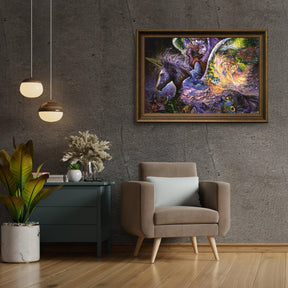 Diamantmaling Pige på fantasihesten - SEOS Shop ®