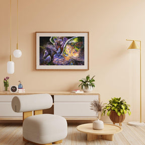 Diamantmaling Pige på fantasihesten - SEOS Shop ®