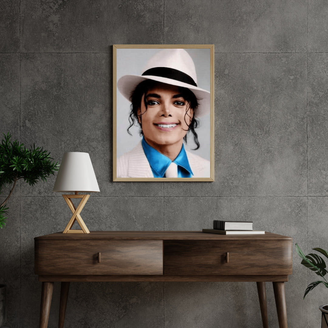 Diamantmaleri Michael Jackson portræt - SEOS Shop ®