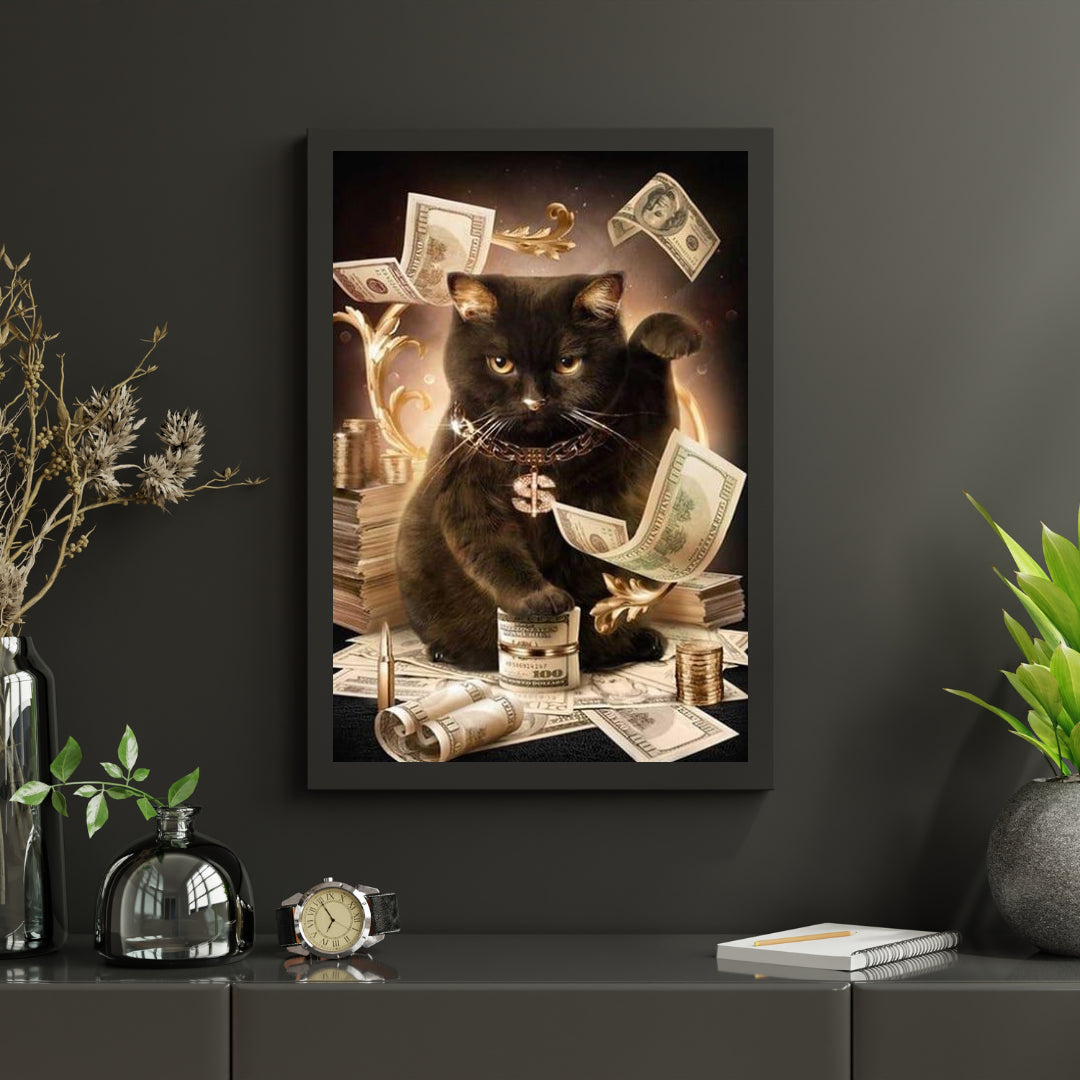 Diamantmaleri Moderne Sort Kat - SEOS Shop ®