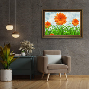 Diamantmaling Orange Tusindfryd - SEOS Shop ®