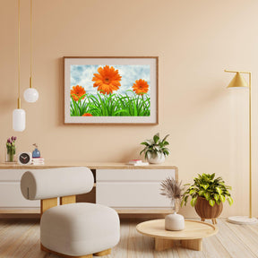 Diamantmaling Orange Tusindfryd - SEOS Shop ®